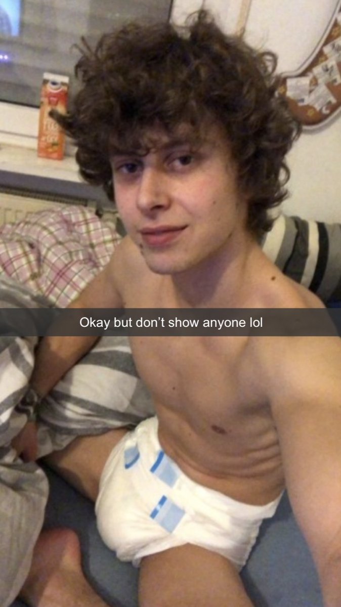 LOL it's okay bro, your secret is safe with us 😉

Exposed diaperboys are the best 😈