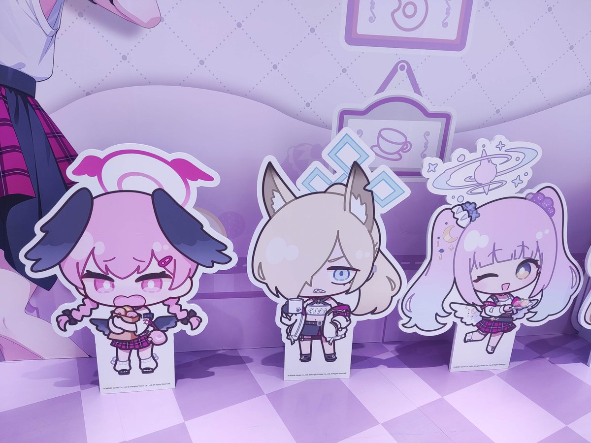 ブルーアーカイブ 次元波板糖 中国 コラボカフェ 2024.12.21~2025.1.20