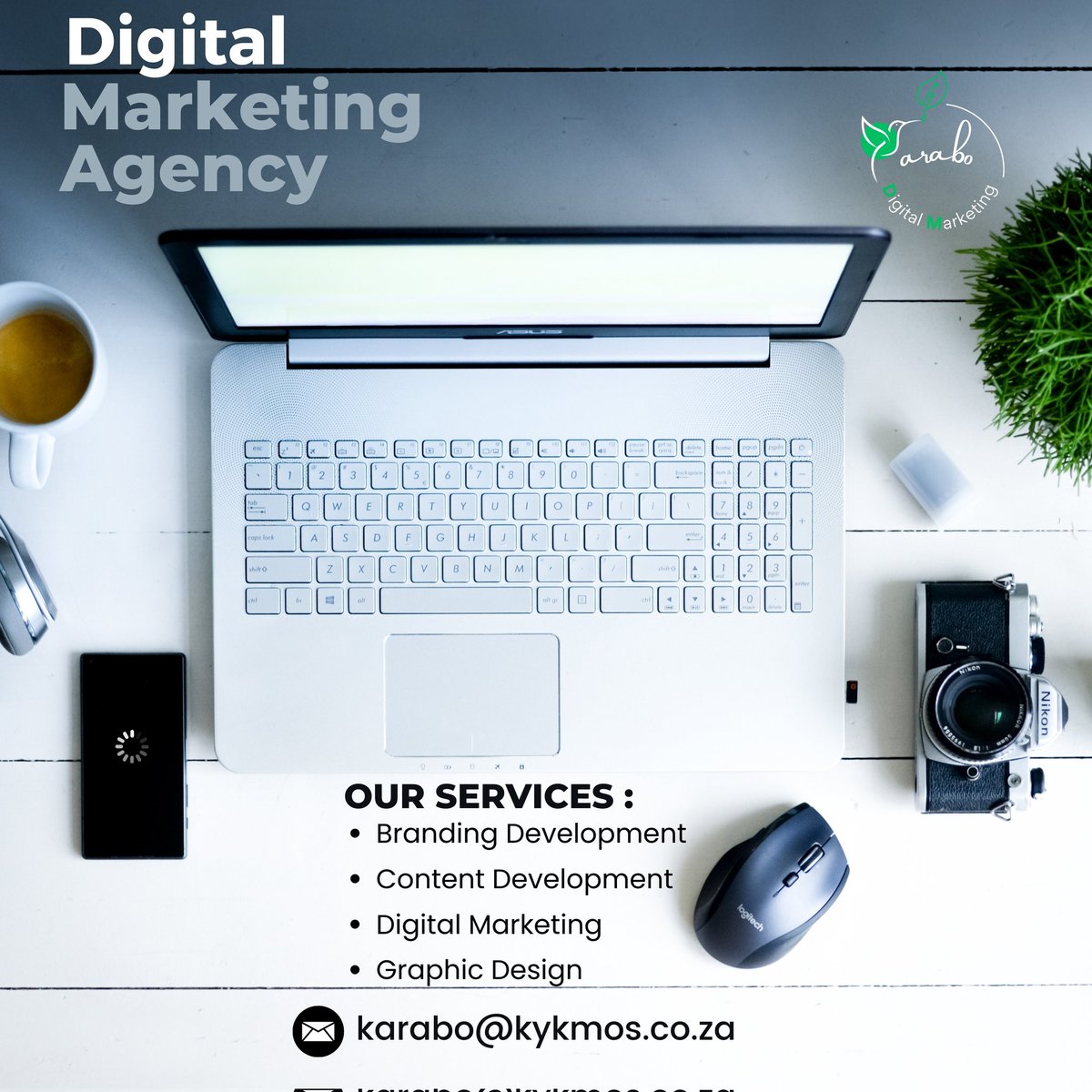 KaraboDigital's tweet image. Need a logo?  How about a letterhead with a logo?
We offer expert Digital Marketing, captivating Branding Design, and innovative Development services to help your business thrive online.

Let’s grow your digital presence together! 

#KDM
_
Makhadzi | Afrikaans | BELA | #Capitec