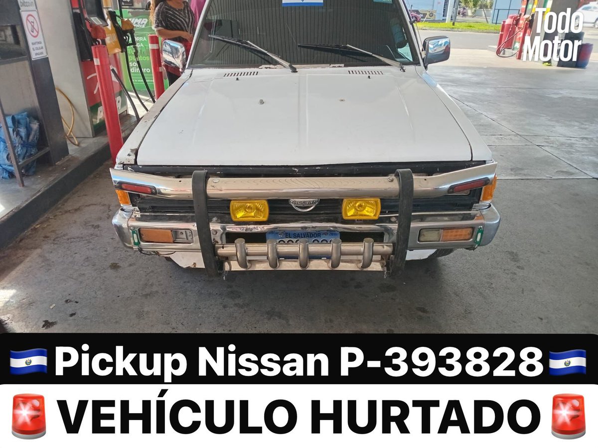 todomotorsv's tweet photo. #DenunciaCiudadana | Pickup Nissan P-393828 hurtado hace instantes en cercanías de “El Cafetalon” en Santa Tecla 🇸🇻🚨

¡Favor compartir urgente hasta recuperarlo, recuerda que hoy por mí y mañana por ti!  #LosBuenosSomosMás 🤜🏻🤛🏻

@PNCSV @FGR_SV https://t.co/tB1eQiStSJ