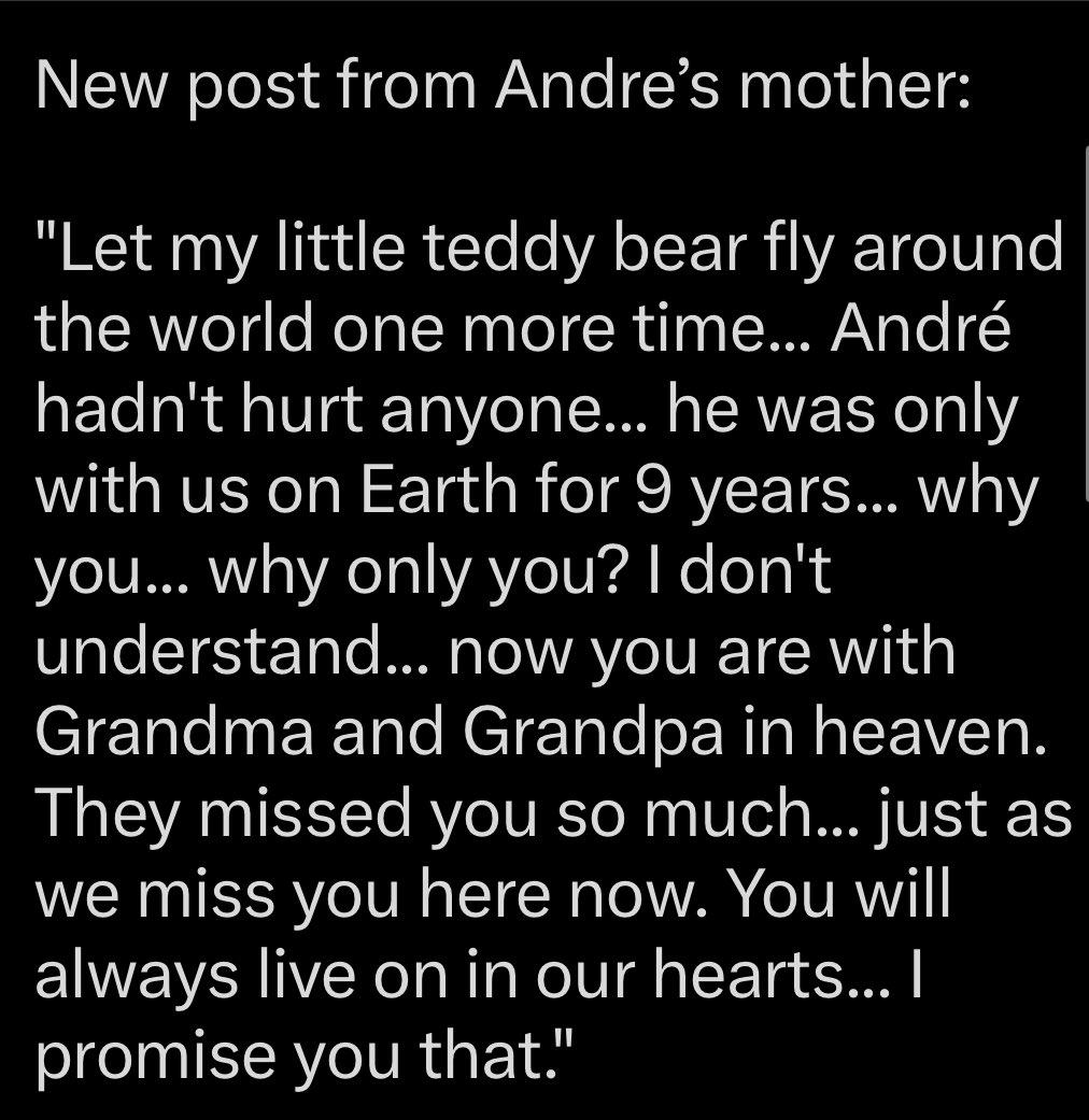 While we’re all preoccupied with blame &amp; motives behind Taleb Abdulmohsen’s attack on Christmas market in Germany, let us not forget his victims.

Taleb is many, many things. But now, he’s firstly the murderer of 9-year-old Andre Gleissner.

New post from Andre’s mother: