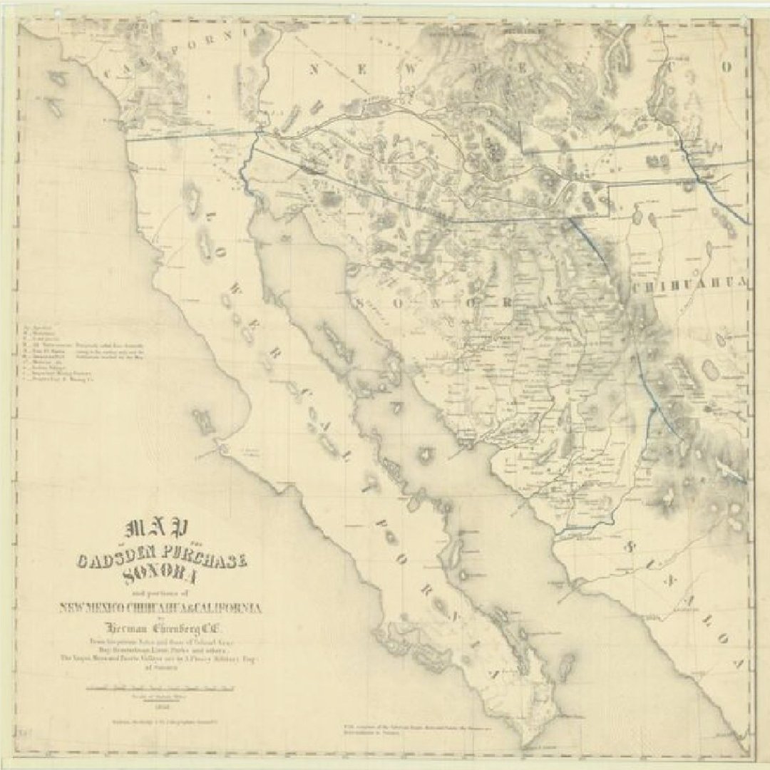 PerspectivasH11's tweet photo. #Efeméride #30DeDiciembre
En 1853 se firma el Tratado de la Mesilla o de Gadsden, por el cual Antonio López de Santa Anna "su Alteza Serenísima" vende a Estados Unidos más de cien mil kilómetros cuadrados de territorio mexicano. ✍🏽✍🏽 https://t.co/UdVLGihWqF