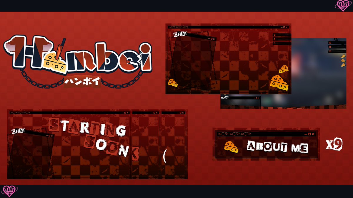 BIBImew_'s tweet photo. โก ๏นPackage For @ HamboiVT/Hamboi๏นโก
#VGenComm
#VtuberGraphics https://t.co/3R63TlCR70
