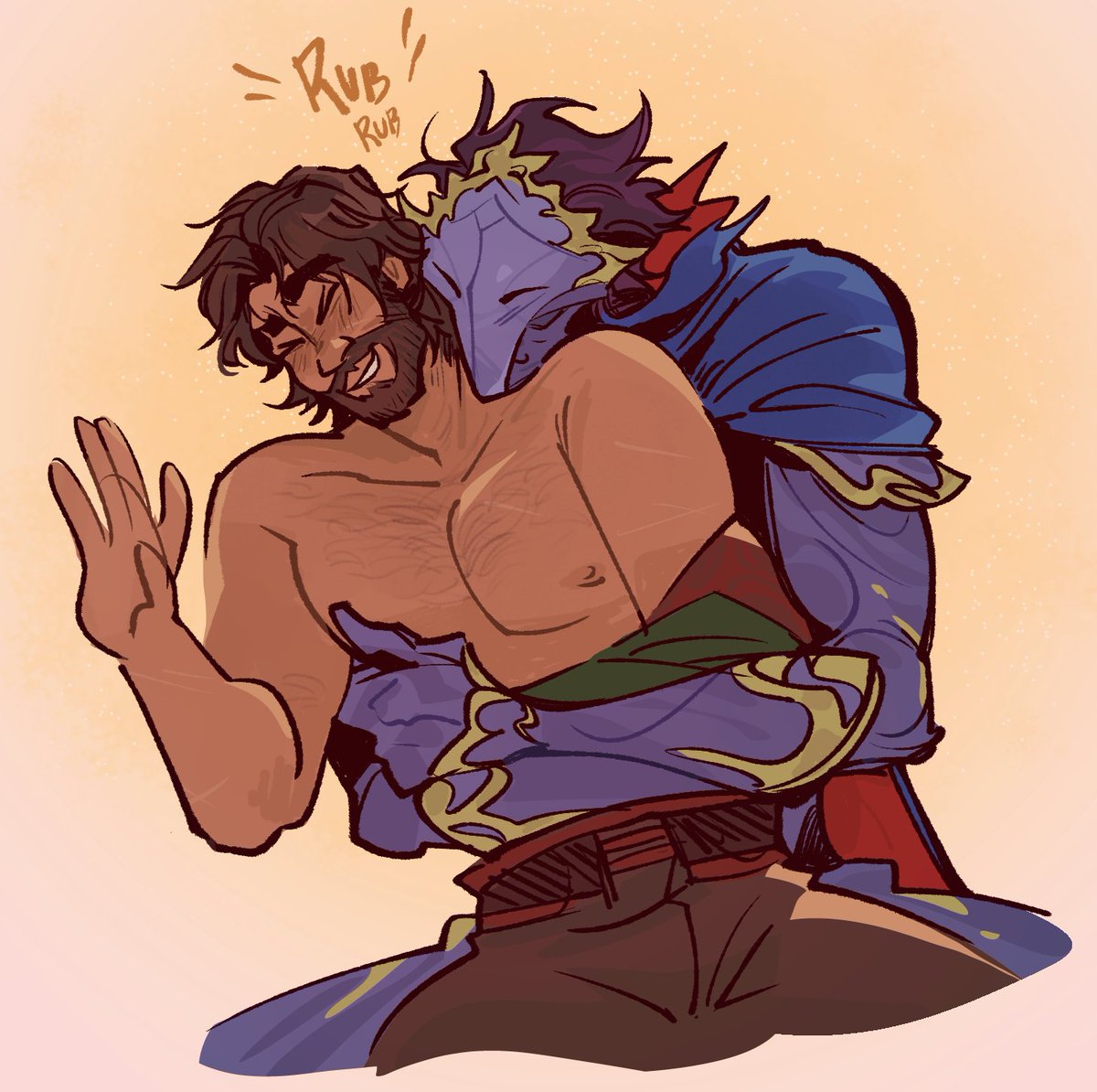 Hexhomos's tweet photo. hugs4bug. he's clingy #jayvik https://t.co/FHjOzuRtl3