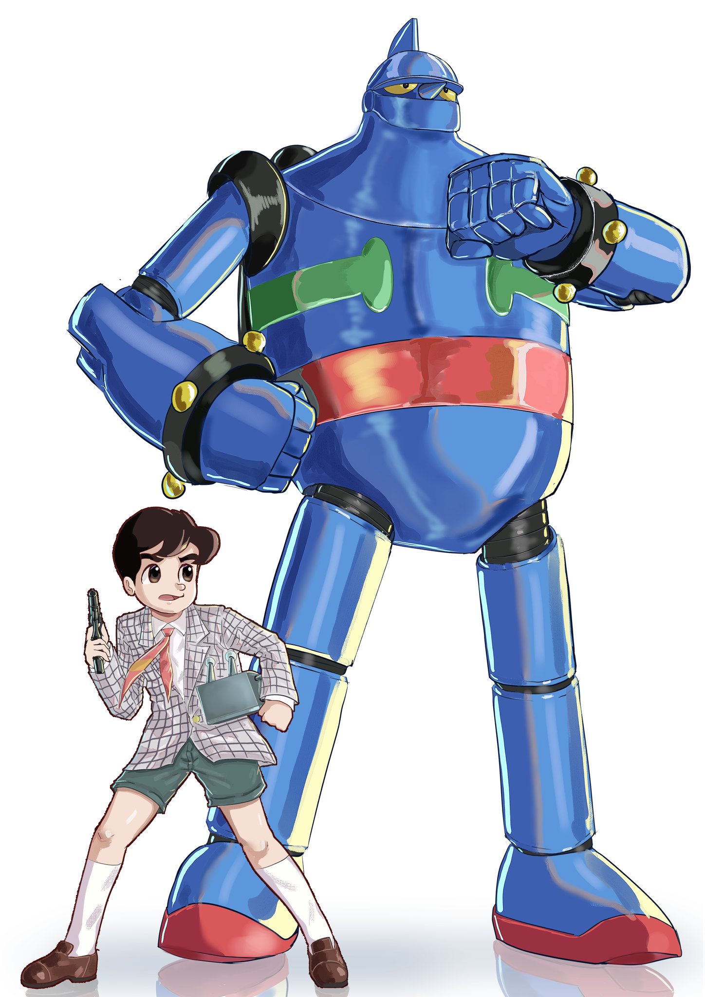【希少】鉄人28号 イラスト皿 GfdZ8EWbkAAXBXK.jpg:large