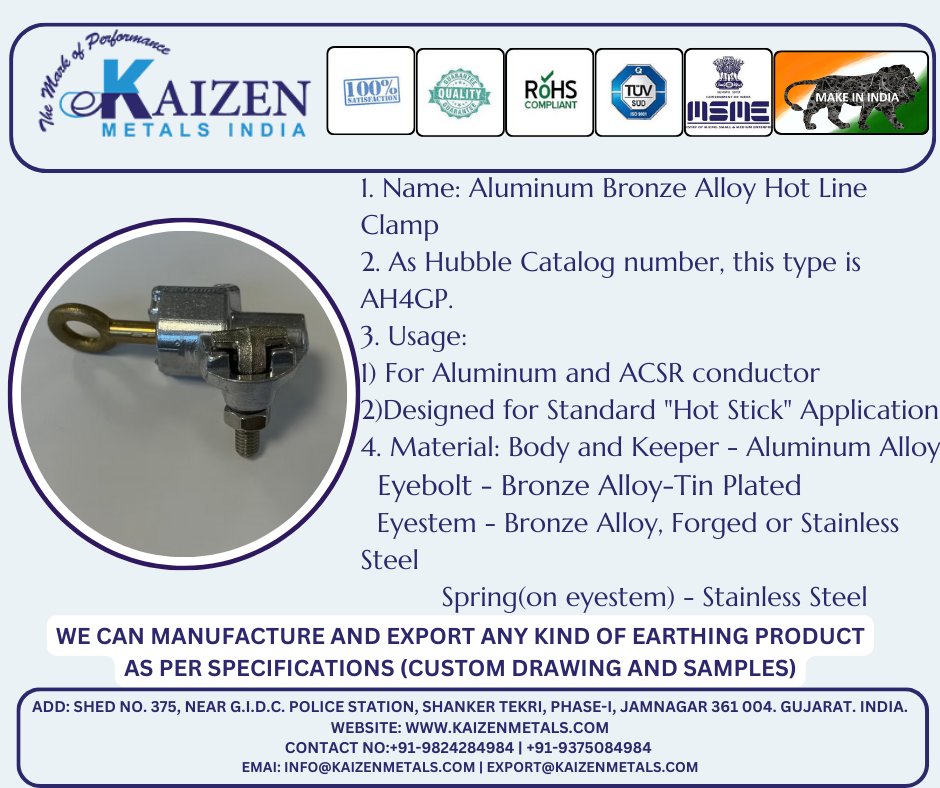 kaizenmetals1's tweet photo. For inquiry contact me.
Contact: +91-98242-84984 | +91-93750-84984, info@kaizenmetals.com
https://t.co/EaMydcXFjy #brasseyebolts #brassanchors #brassfasteners #brassnuts #brassbolts #brassinsert #BrassInsertsIndia #Manufactuer #exportersindia #exports #material #brassbolts https://t.co/Aq5NWQ1LN6