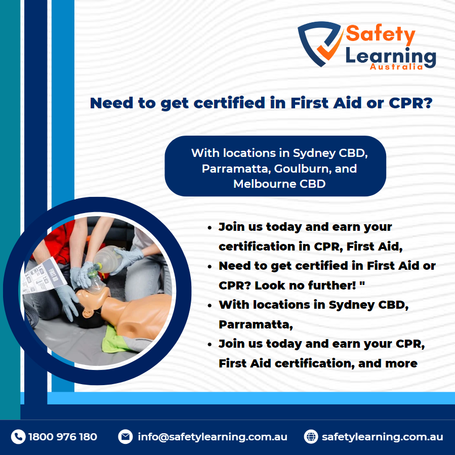 AriaIvy776335's tweet image. 🌟 Need to get certified in First Aid or CPR? 🌟

🩹 Accidents happen when we least expect them—be prepared to save lives!

Visit More: safetylearning.com.au/how-often-shou…
#FirstAidTraining #CPRCertification #SafetyLearning #SaveLives #TrainingCourses #SydneyEvents #MelbourneLearning