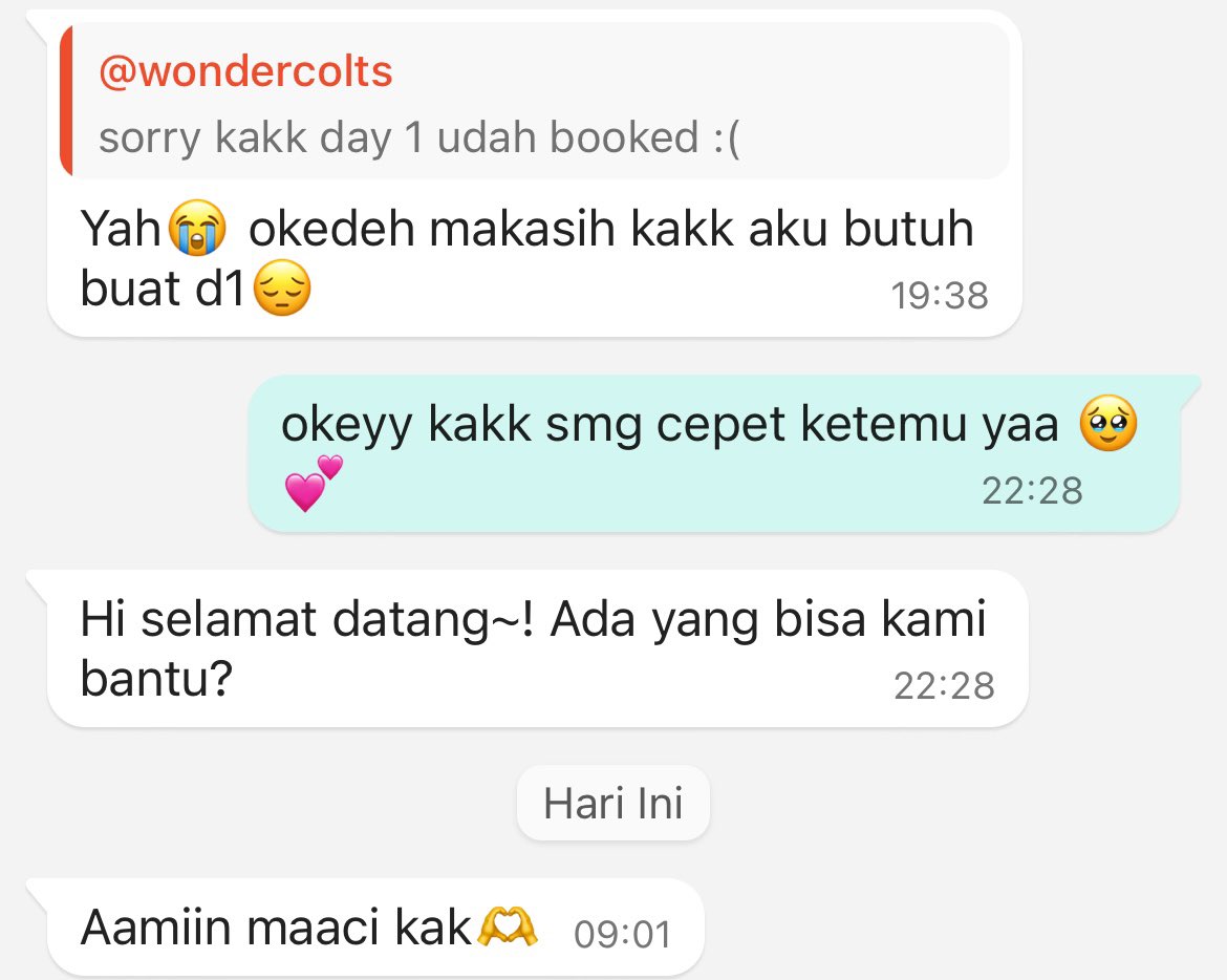 worldwidemuffin's tweet photo. SO SORRY!! Caratbong cuma available 1 each day 🥺 

But Day 2 still available 1 SLOT ONLY yaa ✅ 

More info DM 💕

#wtr #rent #caratbong https://t.co/FXRisJuccR