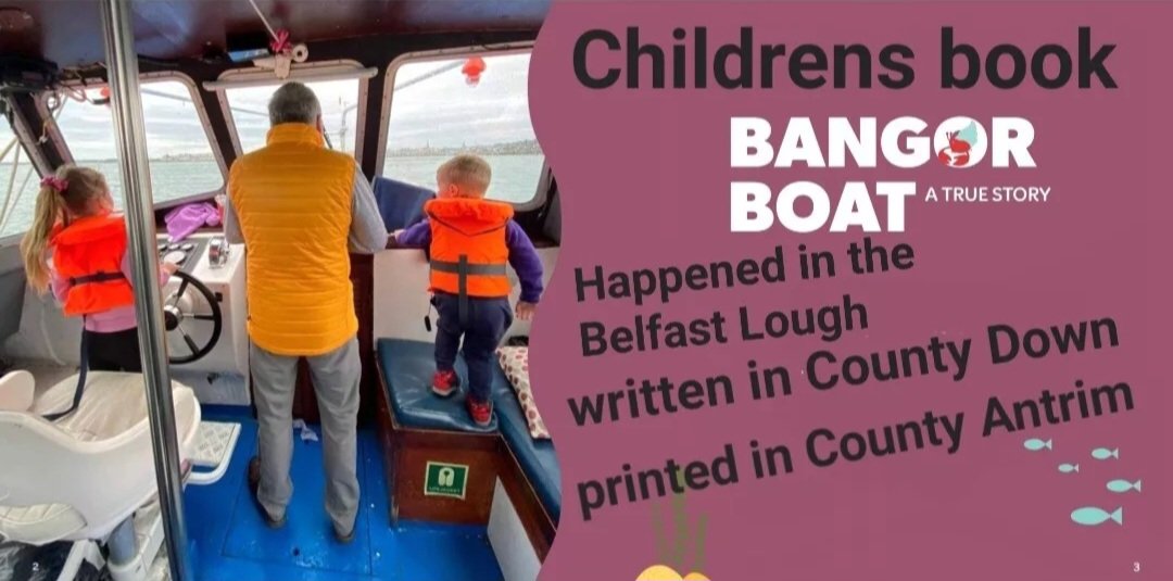 BangorBoat's tweet photo. Thank you for your support.  A true Bangorian story is for sale, in Bangor Museum and McColloughs toy and pram shop, Bridge Street Bangor. Also, eBay.  Search "Bangor Boat",  or "Bangor Book". https://t.co/L72VHiNydb