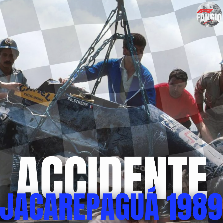 Formula1Fangio's tweet photo. ¿Lo sabías? En 1989, Philippe #Streiff sufrió un grave accidente en #Jacarepaguá. La falta de atención médica adecuada dejó lecciones: su esposa y #Prost impulsaron la creación de centros médicos en todas las pistas, medida implementada tras el accidente de #Donnelly en 1990 #F1 https://t.co/FGjAHXIt0s