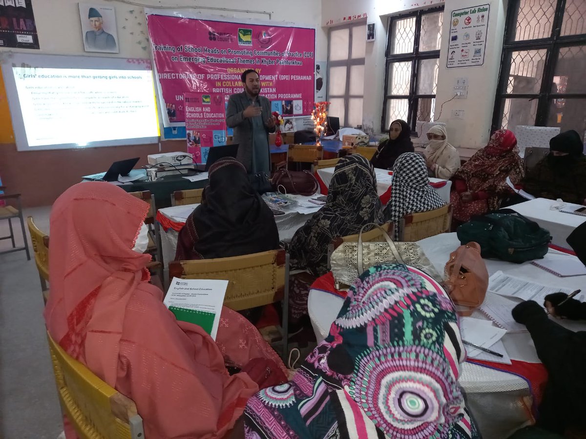 Muhammad Ali (@alisociologist) on Twitter photo Can headteachers learn good practices from each other?
we are holding series of Community of Practice sessions in Kohat, Karak, Hangu, Orakzai, Kurram and Bannu for headteachers on Inclusive and instructional leadership practices.. <a href="/KPESED/">KP Elementary & Secondary Education Department</a> <a href="/pkBritish/">British Council Pakistan</a> Can headteachers learn good practices from each other?
we are holding series of Community of Practice sessions in Kohat, Karak, Hangu, Orakzai, Kurram and Bannu for headteachers on Inclusive and instructional leadership practices.. <a href="/KPESED/">KP Elementary & Secondary Education Department</a> <a href="/pkBritish/">British Council Pakistan</a>