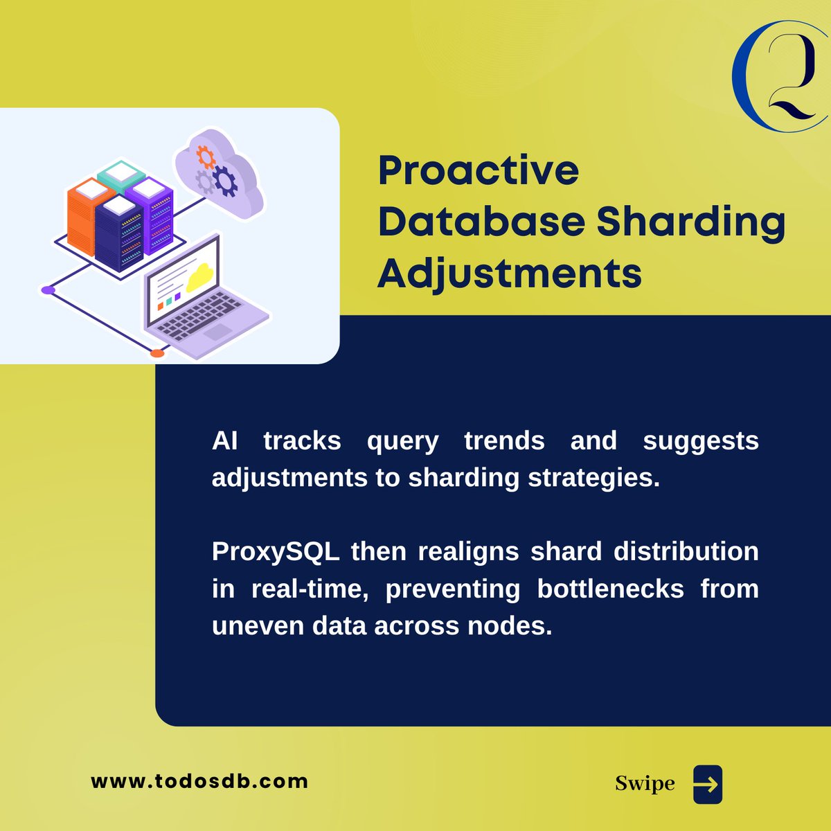 TodosDb's tweet image. Revolutionize your database with AI-powered ProxySQL.
🌐 Check out our site: todosdb.com📞 Reach us by phone: +91 82990 91934📧 Drop us an email: support@todosdb.com (1/2)
#proxySQL #DatabaseManagement #database
