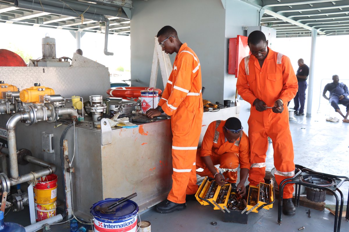 Bandari Maritime Academy (@bandarima) on Twitter photo Bandari Maritime Academy is proud to announce its latest milestone in Maritime education and training; the introduction of Kenya’s first-ever Maritime Ratings Courses for seafarers.
<a href="/GeoffreyKaituko/">Amb. Geoffrey KAITUKO CBS 🇰🇪</a>
<a href="/kmakenya/">Kenya Maritime Authority official</a>
<a href="/_erickatana/">Dr.Eric Katana</a> Bandari Maritime Academy is proud to announce its latest milestone in Maritime education and training; the introduction of Kenya’s first-ever Maritime Ratings Courses for seafarers.
<a href="/GeoffreyKaituko/">Amb. Geoffrey KAITUKO CBS 🇰🇪</a>
<a href="/kmakenya/">Kenya Maritime Authority official</a>
<a href="/_erickatana/">Dr.Eric Katana</a>