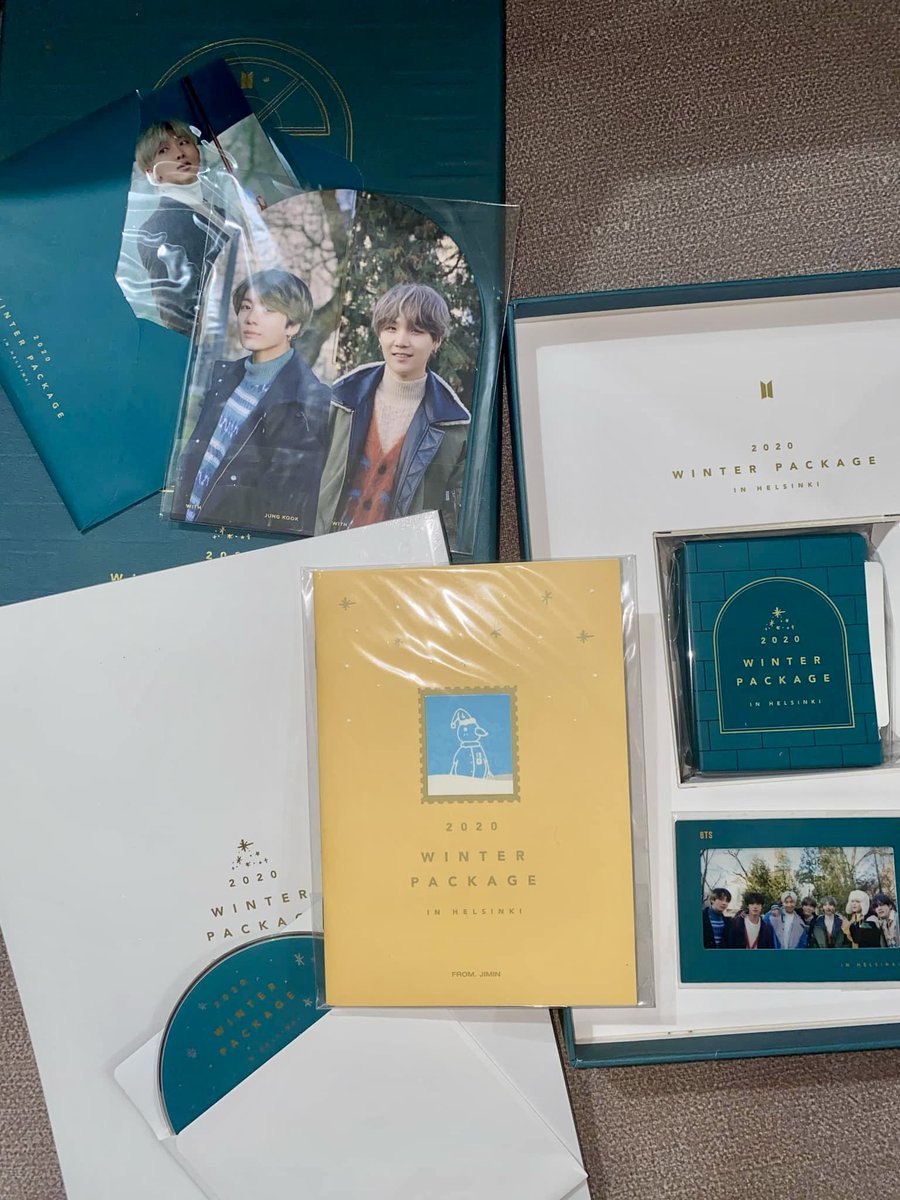 DynamiteShopPH's tweet photo. WTS LFB PH 

BTS WINTER PACKAGE 2020 WITH JIMIN MINI PHOTOBOOK
— onhand and ready to ship 
— complete inclusions 
— photobook is still sealed 💜
— ₱1,500 

comment “MINE” or DM if interested 🥰 https://t.co/YqwLWIYCMQ