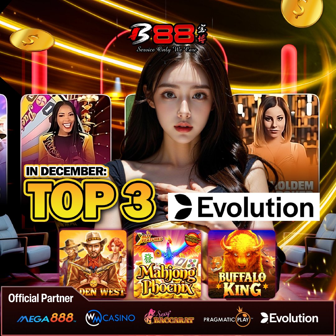 BRB30896010's tweet photo. Experience the excitement of live gaming! 🎲 Evolution brings the thrill of the casino straight to your screen this December. Are you ready for the action?
#B88 #singapore #Nextspin #spadegaming #FACHAI #evolution #Top3Games #livegaming #decemberwins https://t.co/vG5MjU4bts