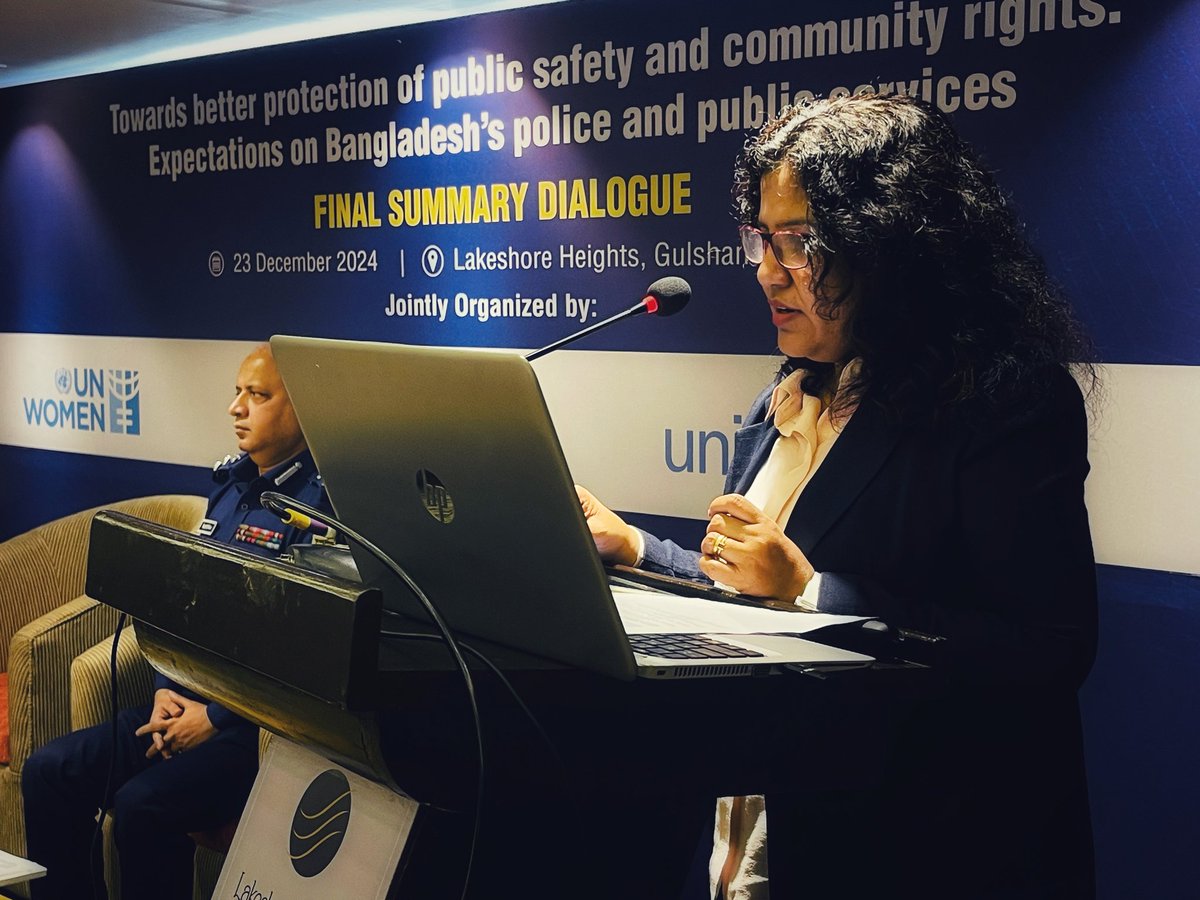 UNDP_BD's tweet image. "We are committed to promoting an inclusive and consultative approach to police and justice reforms, ensuring the voices of women, youth and civil society are at the heart of structural reforms to reconstruct independent public institutions with integrity, that the public has…