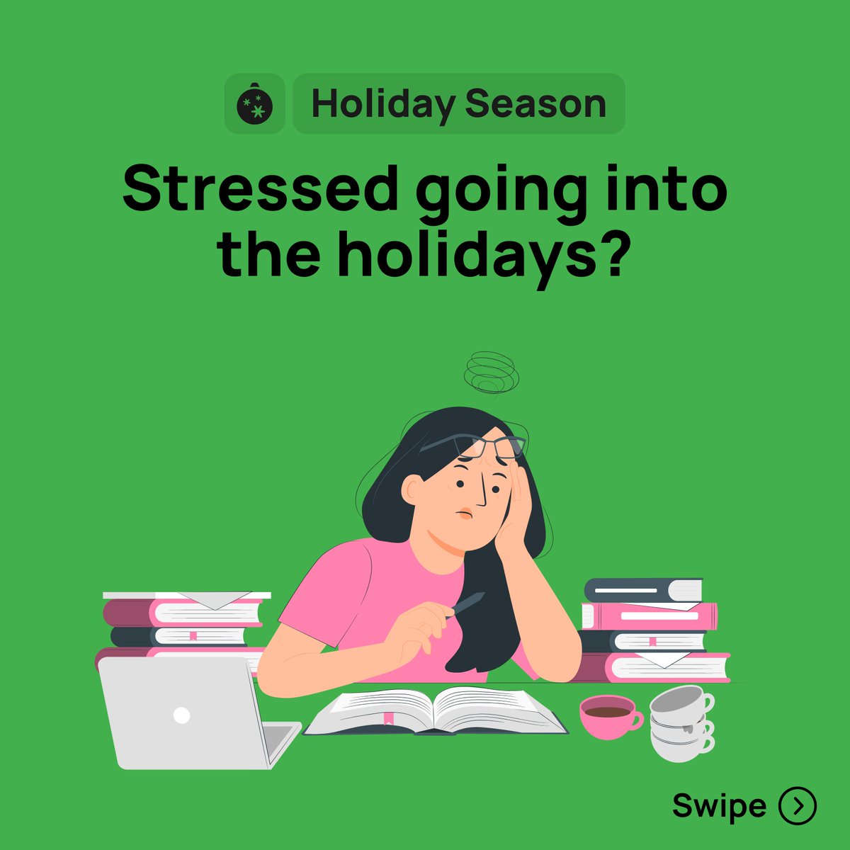 HiRobinApp's tweet photo. 🎄 Need a break from holiday stress? We’ve got you covered! From overwhelmed to overjoyed – let Robin help you find your holiday zen.

#HolidayWellness #SelfCare #StressRelief #RelaxationTime #RobinHomeAI #RobinAI https://t.co/rIAYpnpysW