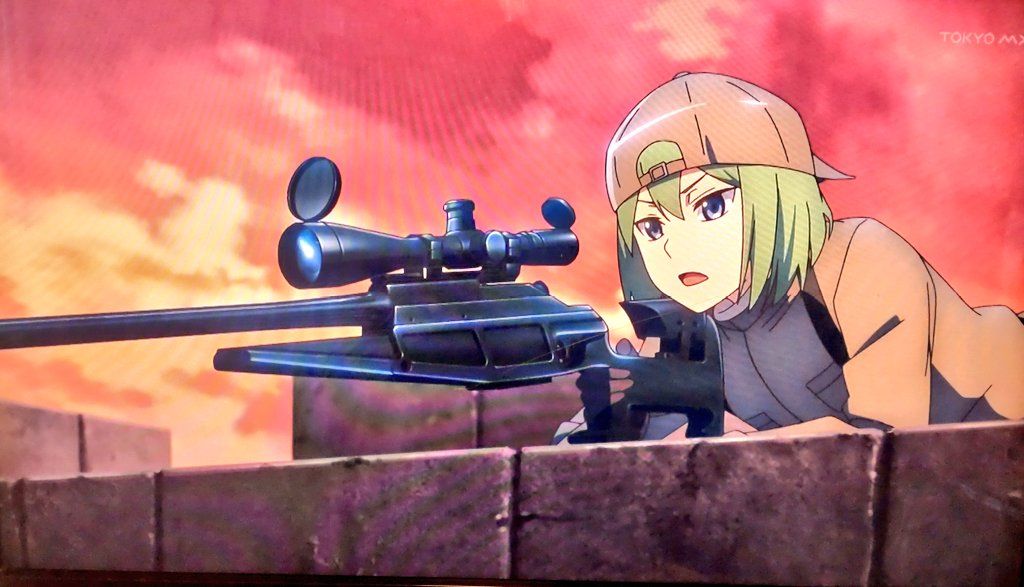 Ruby__Lock's tweet photo. おはようございます♪🐤
#GGO2期 終です🐰
拠点攻略は兵士の精神治療に🐢
使ってたのですね(SAOぽい)🦔
無敗の敵に勝利する🐏
レンちゃんはNPC扱いw🐨
シャーリーさん🐿️
私はディア・ハンターだ🐼
カモは撃たない！昭和映画ですね♪
今日も素敵な一日を！！🐧
#アニメ好きと繋がりたい
#フレンド募集中 https://t.co/Ma7h9Fy4Dh