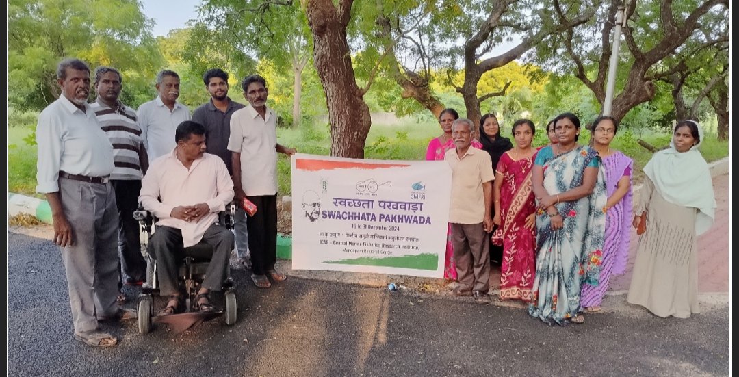 ICAR_CMFRI's tweet photo. #SwachhataPakhwada
#swachhta activities. #Mandapm #Vizhinjam https://t.co/UiHjToKe3r