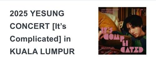 farah_siwokie's tweet photo. Gonna meet him next year😍
#fswstory
#yesungconcert https://t.co/omZm8S8UIi
