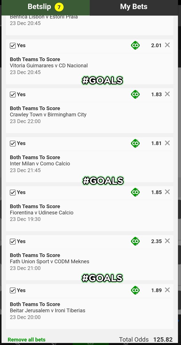 LeswiiSwaMina's tweet photo. Both Teams To Score Markets
Multi Bet 💥🥳
Betslip's Code : X89263909 https://t.co/bCzpz3J7lw 
For more goals ⚽️🥅⚽️ https://t.co/eU2LqB4fpa