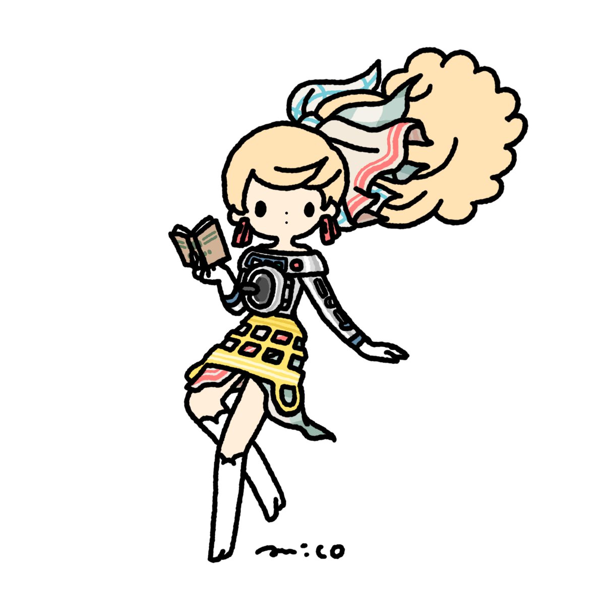 「Laundromat  #今日は何の日 #衣類乾燥機の日 」|paricoのイラスト