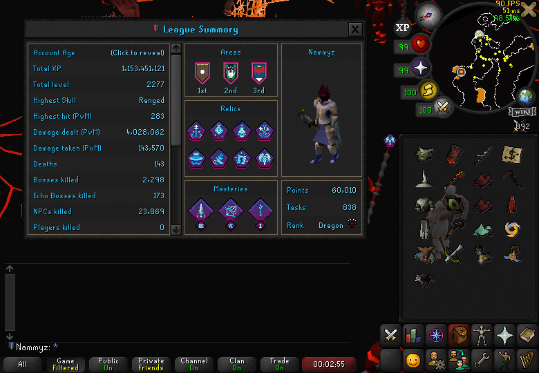 was a super fun league. echo bosses and masteries are both amazing additions.