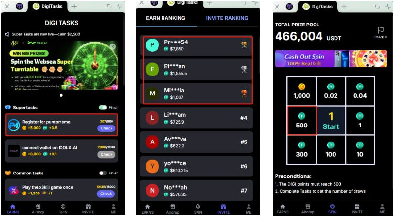 🌟 Why Are More People Joining DigiTasksBot? 🚀

#DigiTasksBot is your ultimate platform to earn crypto effortlessly while having fun! Here’s why it’s becoming the hottest trend:

💰 Invite Friends: Earn up to 937 USDT by sharing DigiTasks with your network.

🎁 Lucky Draws: 100%