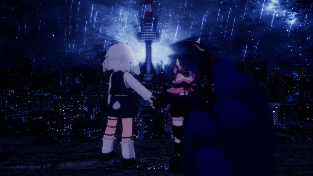 nayabus's tweet image. 世界は美しいものに溢れている~
だけど、君と一緒に見ないと意味がないんだ。~🐰🐱💜