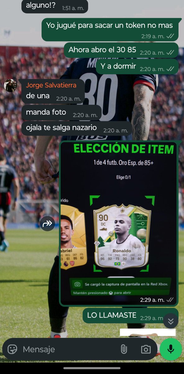 Jugar fut champions para sacar los dos tokens que me faltaban sale bien, literalmente el tipo la vió 🔥🔥