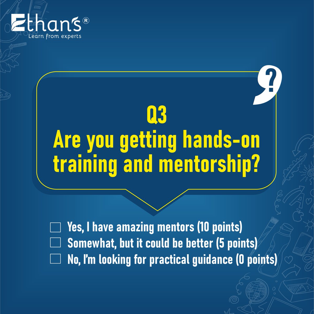 ethanstech_co's tweet image. 💡 Are you ready to lead in IT? Take our quick quiz and see where you stand on the path to becoming an IT Powerhouse!
ethans.co.in
#EthansTech #ITPowerhouse #techskills #CareerGrowth #learnwithethans #interactivepost