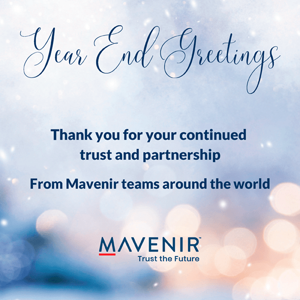 Mavenir's tweet photo. Dear Customers, Partners, and Mavenir teams around the globe - As 2024 is coming to a close, we wanted to share a Year End Thank You Greeting from all at Mavenir! Together we are Transforming the Way the World Connects! #SeasonsGreetings #Mavenir #TrustTheFuture #2025 https://t.co/sayLPW0Ia3