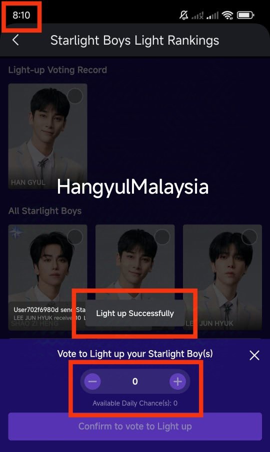 HangyulMalaysia's tweet image. [ #STRALIGHTBOYS 1-PICK GIVEAWAY]

🎁 RM 12.70 for 3 person

Vote for Starlight boys #Hangyul 
🖇️ iq.com/?lang=en_us

- Open to 🇲🇾 only
- 1 votes = 1 entry (multiple entry allowed)
- Tag 3 friends in each entry
- Please follow the rule as per reference
- Close 29th Dec 2024