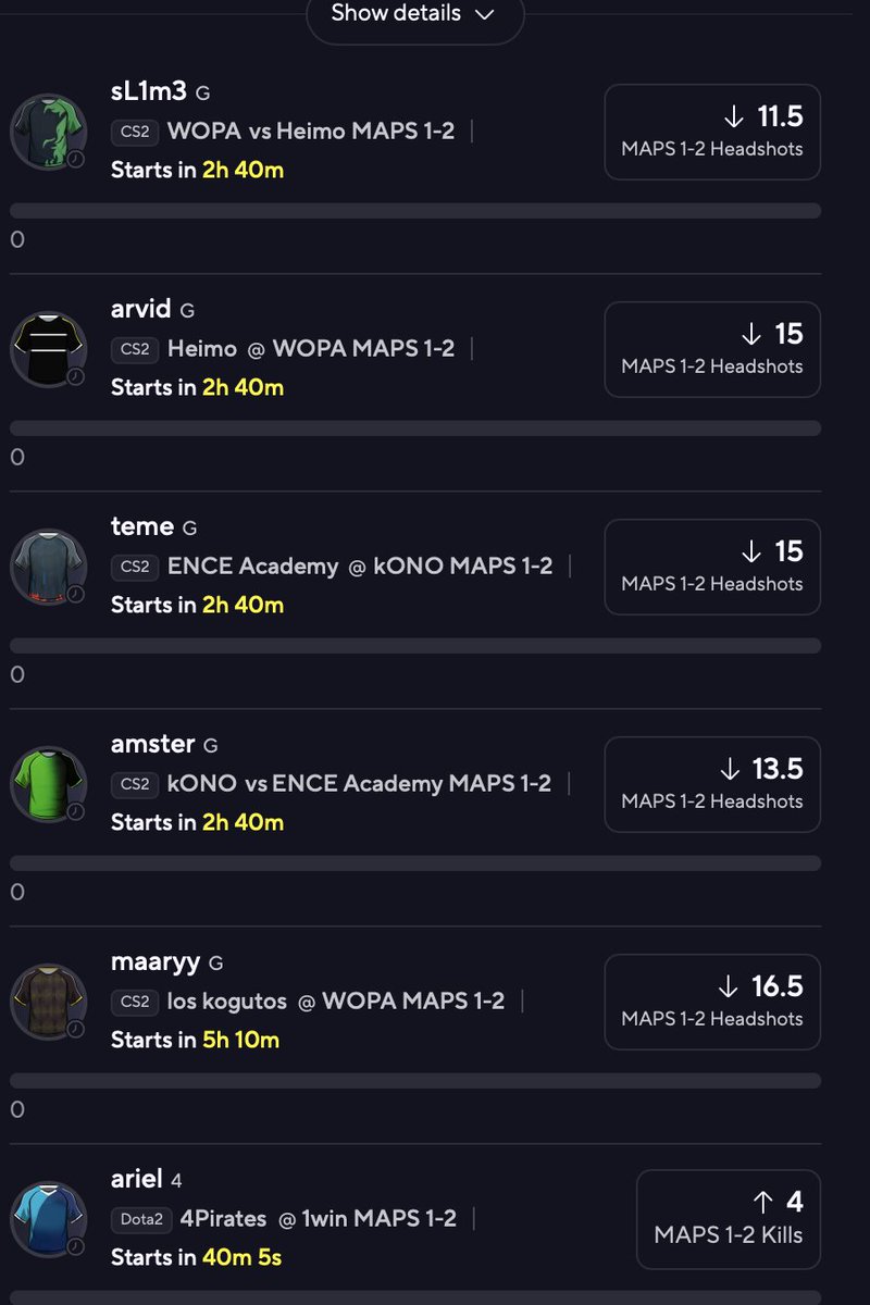 Prizepicks
here is a 6 pick for folks...looks promisiing