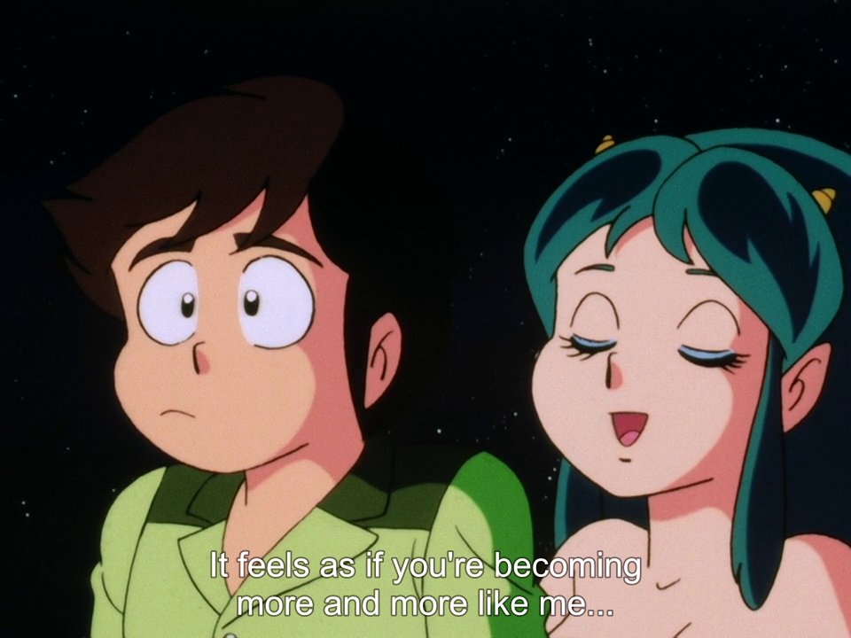 Ochan30's tweet photo. Lum...what CRACK are you on this episode? Really, you're spacey but not THAT spacey!
#UruseiYatsura #LUM #ThoseObnoxiousAliens #Episode92 #AnimeRetroRewatch @DigiRanma https://t.co/1VfYsrvi4I