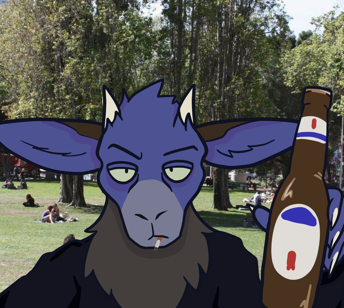 Today I will be chain-smoking cigarettes and day drinking in a public park