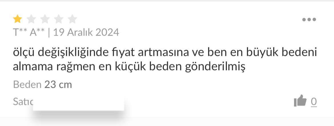 morcatcy's tweet photo. Trendyol satıcısıyım fakat bu buybox ürünlerindeki çöplük iyice artmış durumda. Takıda beden bulunan ürünlerde 18-21 gibi. 18 cm ürün fiyatıyla buyboxı alıyor. 21 cme de aynı fiyatı yazıp 18 yollanıyor :) Satıcı Destek’e bildirdim bana ne dedi :) İşte müşteri aşkı. @Trendyol https://t.co/LgYoy0q3MG