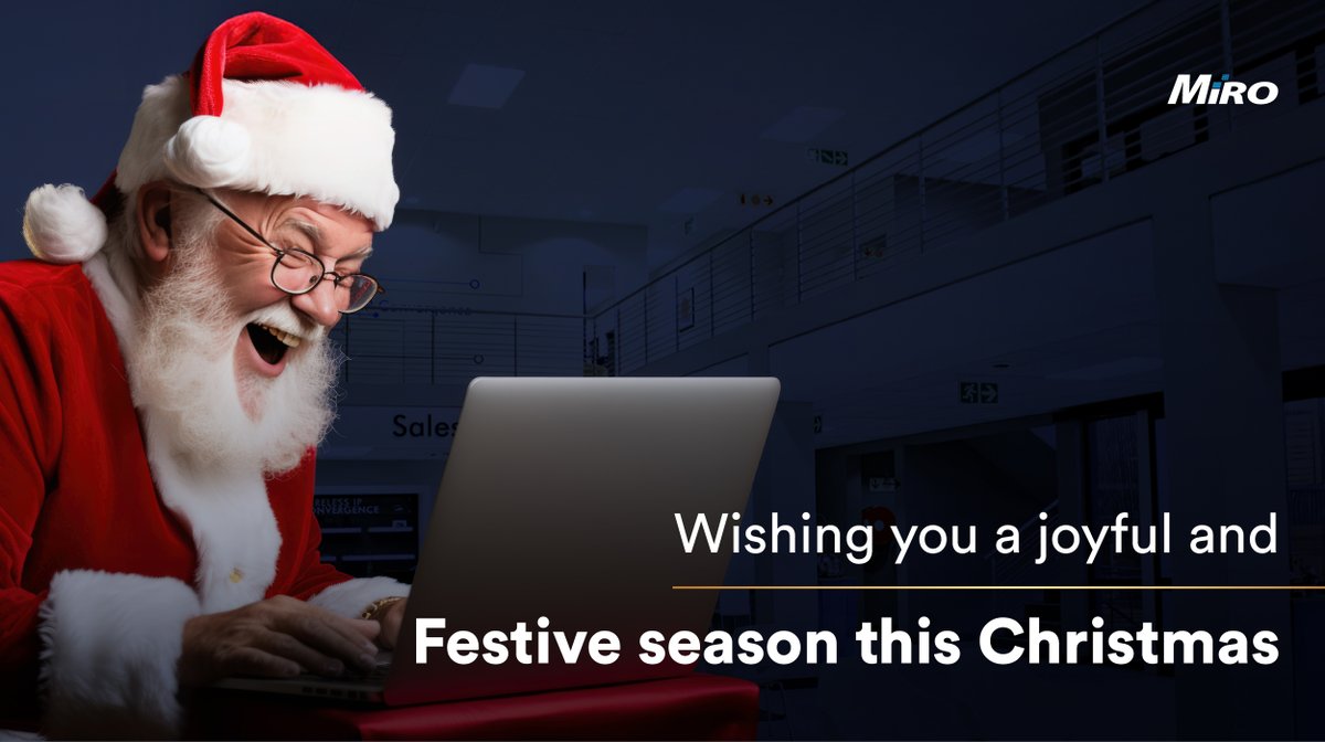 MiroDistributor's tweet image. Wishing you a joyful and festive season this Christmas! 🎄🎅

May your days be bright, your connections strong, and your celebrations filled with cheer. Happy Holidays from Miro Distribution!

#merrychristmas #christmas2024 #stayconnected #MiRO