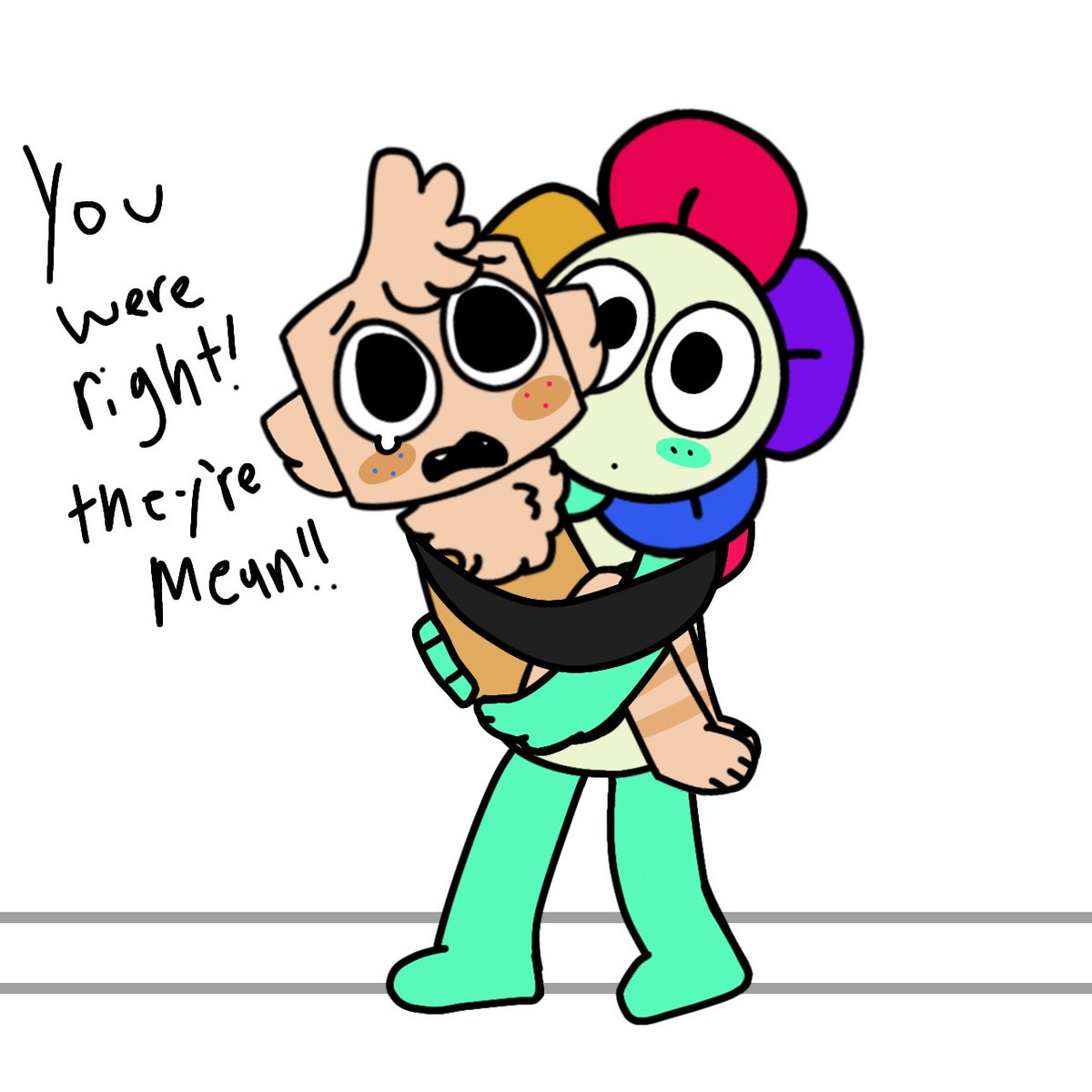 Joeylovesstuff's tweet photo. Goob X Dandy
[yandere au because y not!]
#dandysworld #GoobxDandy #Flowerhugs #Yandere #Au #ArtistOnTwitter #ArtMoots #moots #moottwt #mootshunting #dandysworlddandy  #dandysworldfanart #dandysworldart #dandysworldgoob #dandysworldship https://t.co/fx5IQ1KcCo
