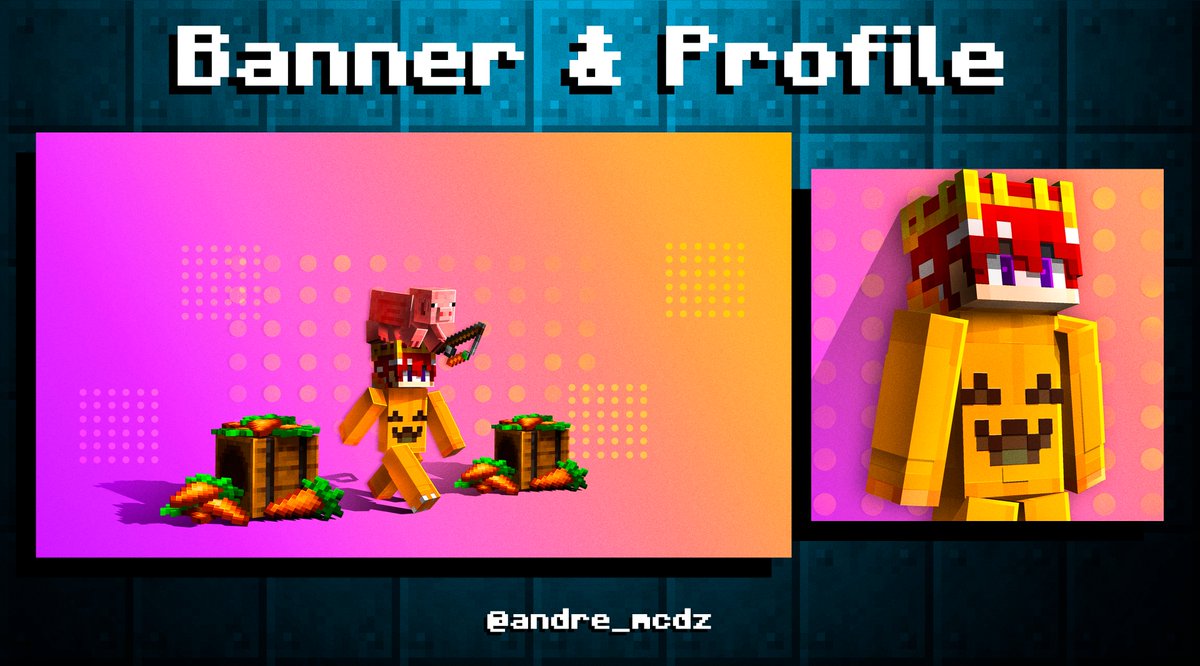 andre_mcdz's tweet photo. Minecraft Youtube Banner & Profile comission
π¦Comissions open
#thumbnail #banner #profile #minecraft #thumbmaker #youtube #bannermaker #profilemaker https://t.co/wrfTzQX1CE