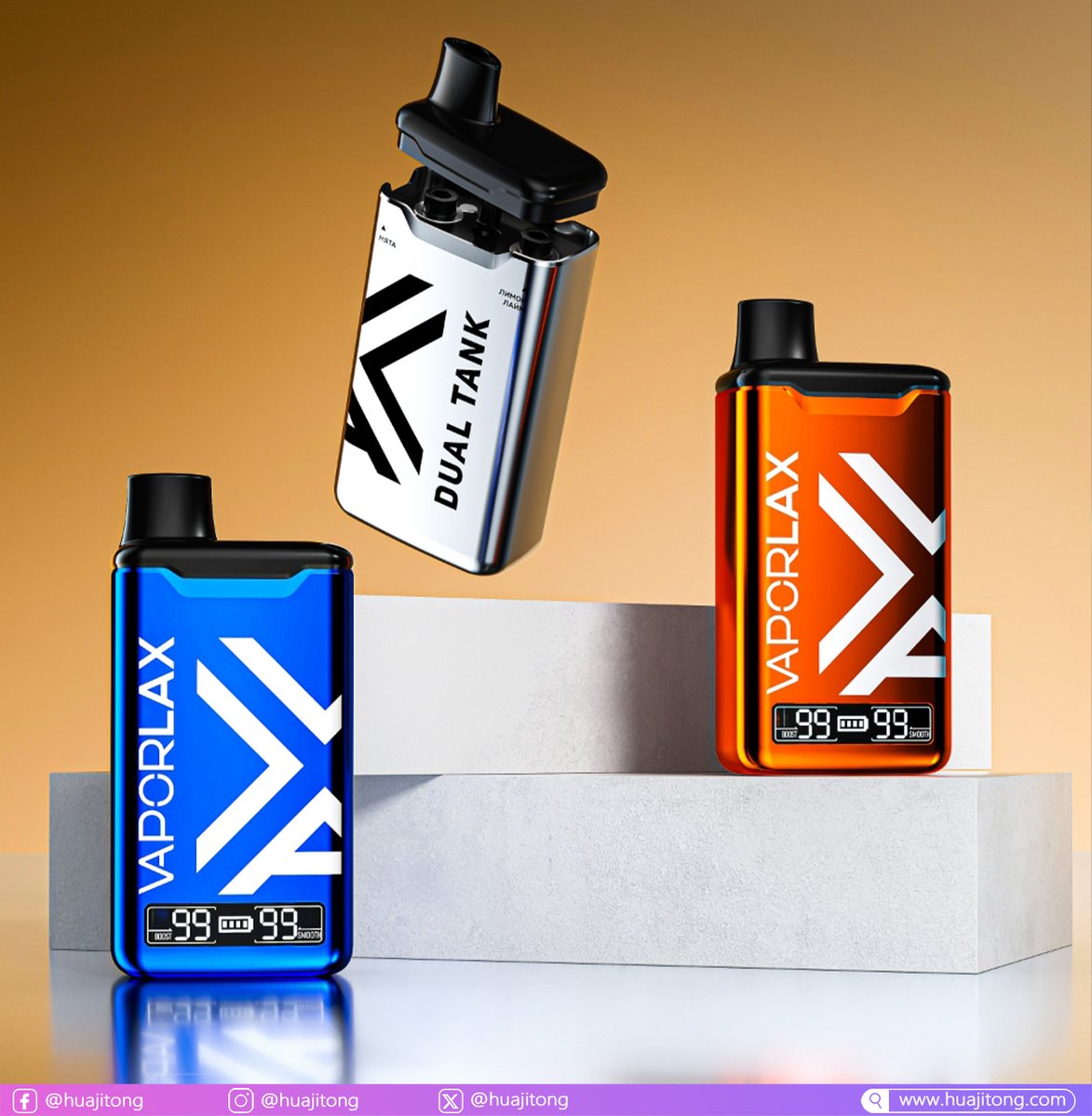 HJTJed's tweet photo. 🌟VAPORLAX EA10000--Dual Tank, Dual flavors in one device 🌟
🚀Dual Tank, dual mesh coil, change flavors in one device
🚀7 flavors
📞+86 13715330125
🌐https://t.co/6vuQ3ycnvR
#huajitong #hjt #vaporlax #vaporlaxea10000 #ea10000 #dualtank #2in1 #portablevape #rechargeable https://t.co/d01ncRChh3