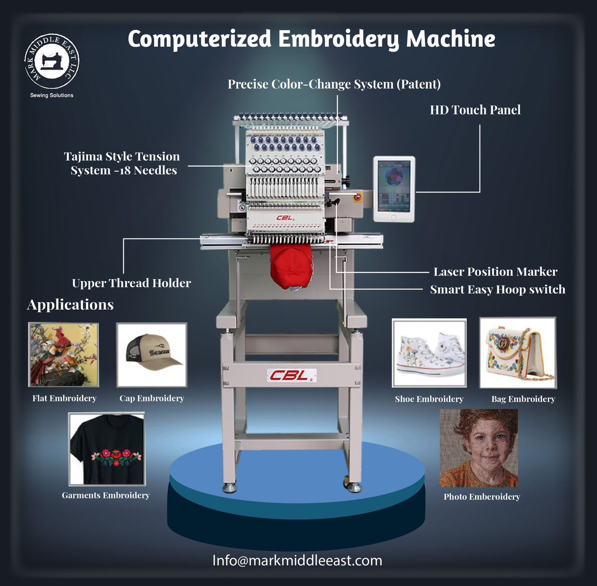 MARKE2002's tweet image. Discover top-quality embroidery machines at Mark Middle East! 
Click on the following link for more information.
markmiddleeast.ae/product-catego…

#EmbroideryMachines #EmbroideryMachine #embroiderymachinedesign
#Embroidery #MarkMiddleEast
#EmbroideryArt #ProfessionalEmbroidery