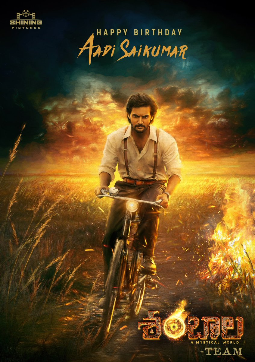 🎉 A Special Birthday Treat From Team #SHAMBHALA: A Mystical World 🔥

<a href="/iamaadisaikumar/">Aadi Saikumar</a> ’s birthday poster is all 🔥 and strikes a chord, leaving fans intrigued and excited

<a href="/tweets_archana/">Archanatweets</a>
<a href="/ugandharmuni/">Ugandhar Muni</a> 
#RajasekharAnnabhimoju <a href="/ShiningPictures/">Shining Pictures</a> #MahidharReddy