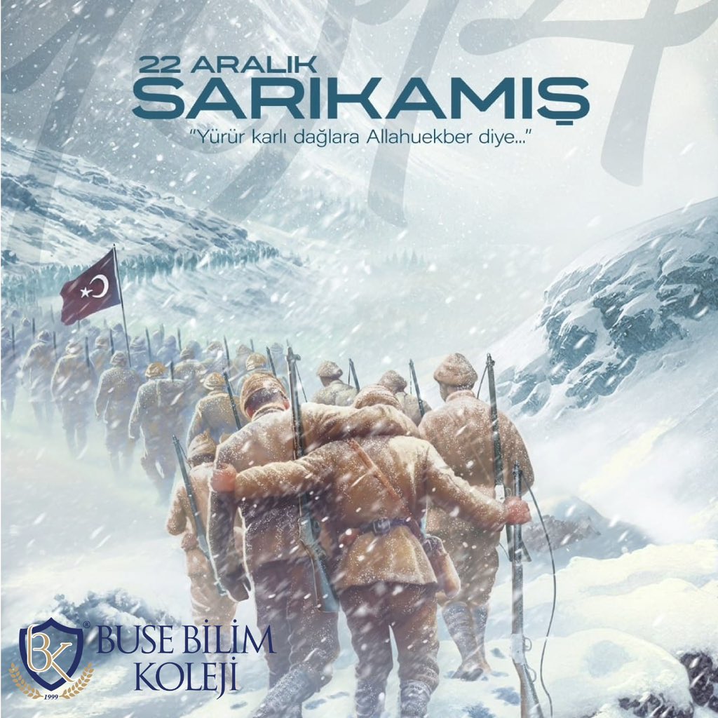 Sadece bir zafer ya da yenilgi değil, aynı zamanda milletin birlik ve direncinin simgesi olan Sarıkamış'ta vatan uğruna canını feda eden kahramanlarımızı rahmet ve minnetle anıyoruz...