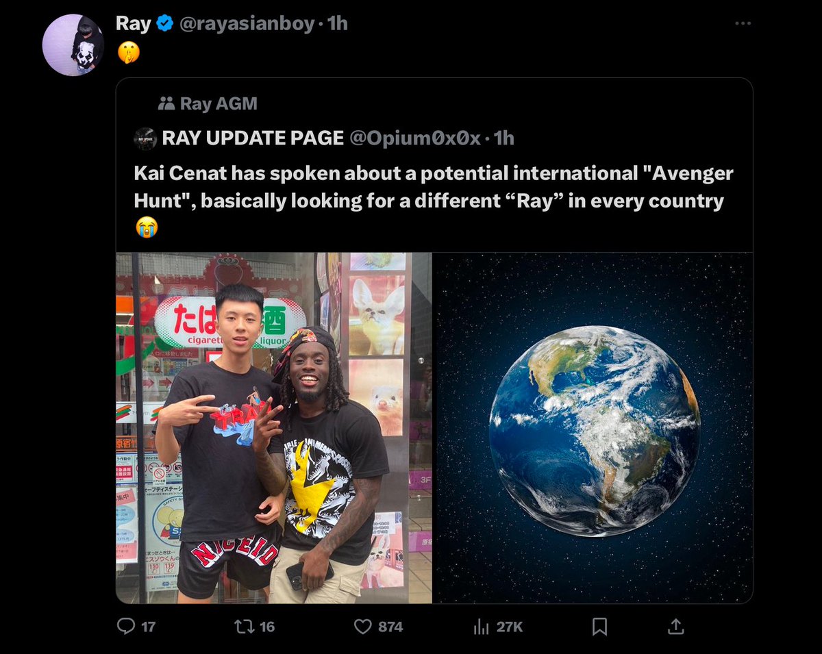 RayUpdate_'s tweet image. First Post got noticed by the GOST😳🐐