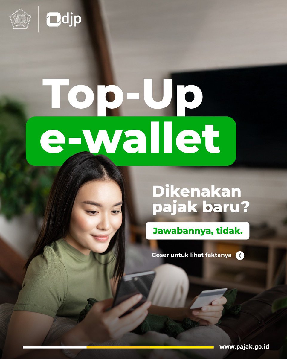 #KawanPajak, apakah top-up e-wallet dikenakan pajak baru? Jawabannya, tidak. Yuk, kita bahas lebih detail agar lebih paham.