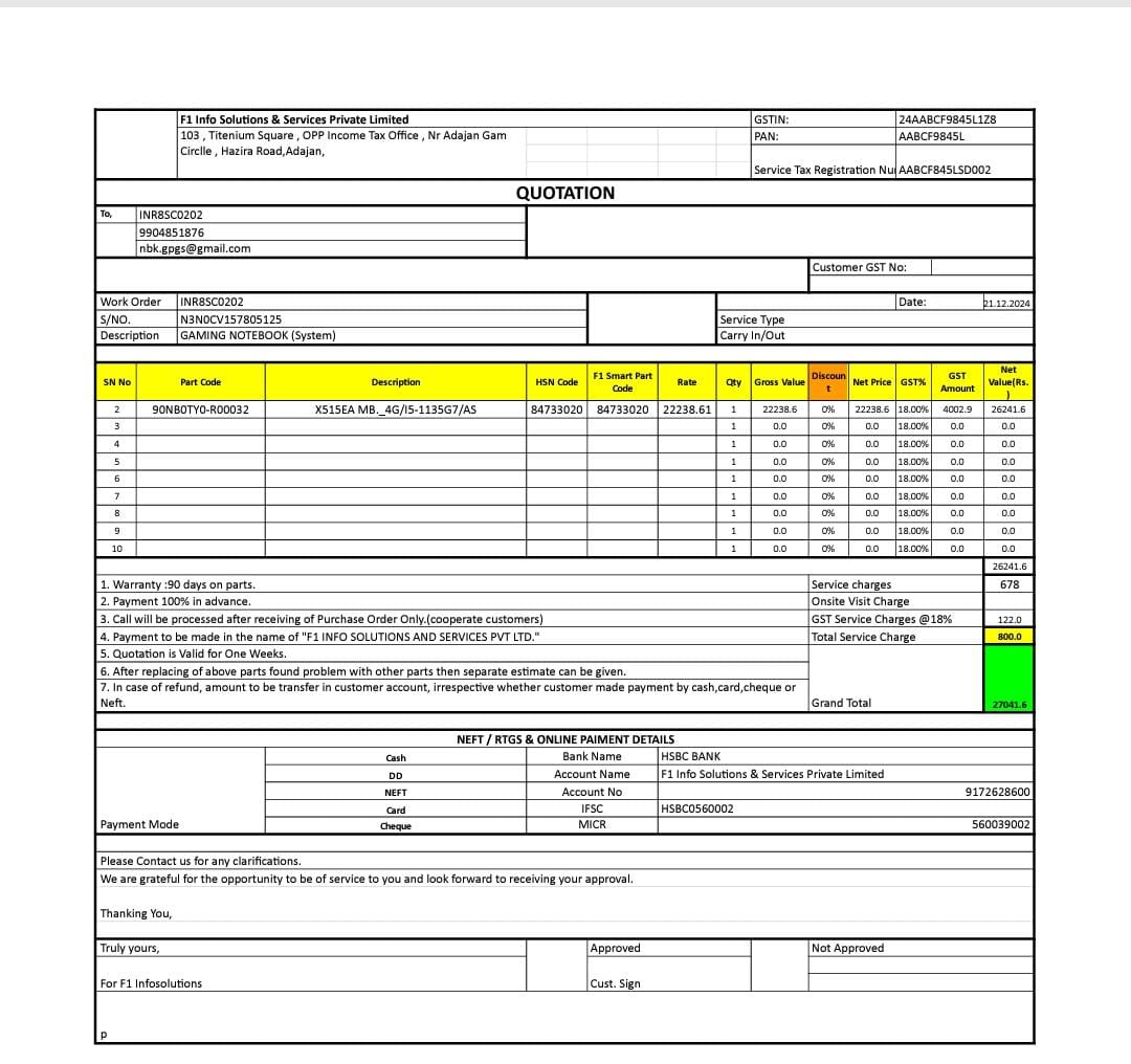 Nirav_Kantharia's tweet photo. The laptop uses it for 1.5 years and now it stops working.i went to the asus service center and they gave me a bill of 27000 almost half of the laptop price..I had purchased this on emi but now I'm not able to spend this amount..don't buy this worst product @ASUSIndia @ASUS https://t.co/lpsGhgxCpS
