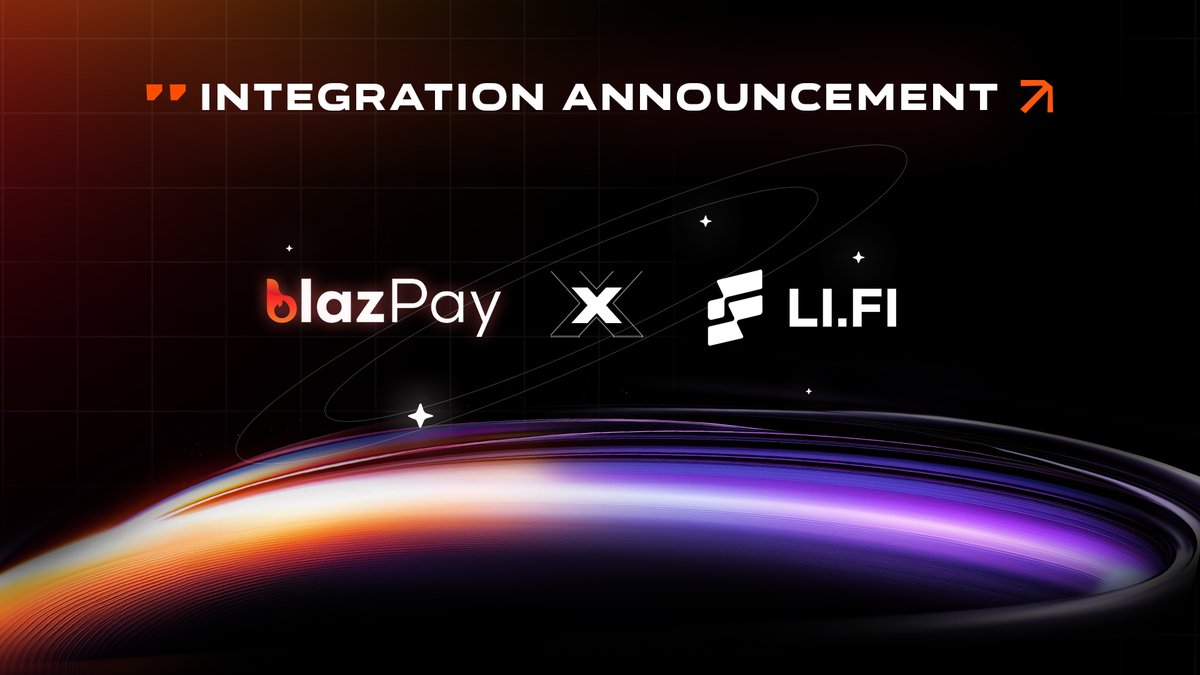 blazpaylabs's tweet photo. BlazPay is now integrated with @lifiprotocol, unlocking seamless swaps and bridging across EVM, Solana, and Bitcoin! 

👉Start here: https://t.co/FEazEVPulq

Why it’s a game-changer: Effortless swaps, smooth cross-chain bridging, and access to top liquidity with blazing efficiency.

🔥Upgrade your DeFi experience NOW!

#blazpay #DeFi #Blockchain #DeFiInnovation