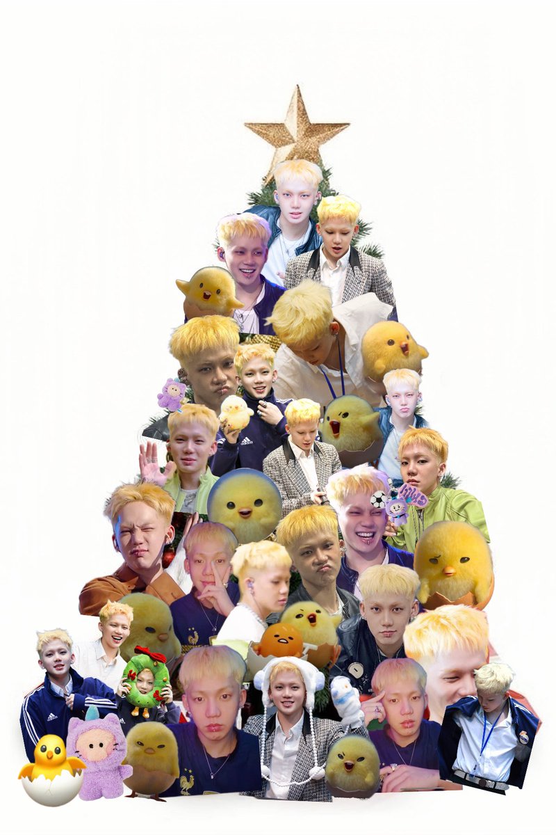 hyunsuk chickmas tree 🐣🎄