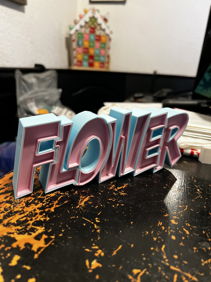 gorilluhh's tweet photo. Making 3D printed signs again, hmu if you wanna order some shiiiiih https://t.co/durDKBIzDk